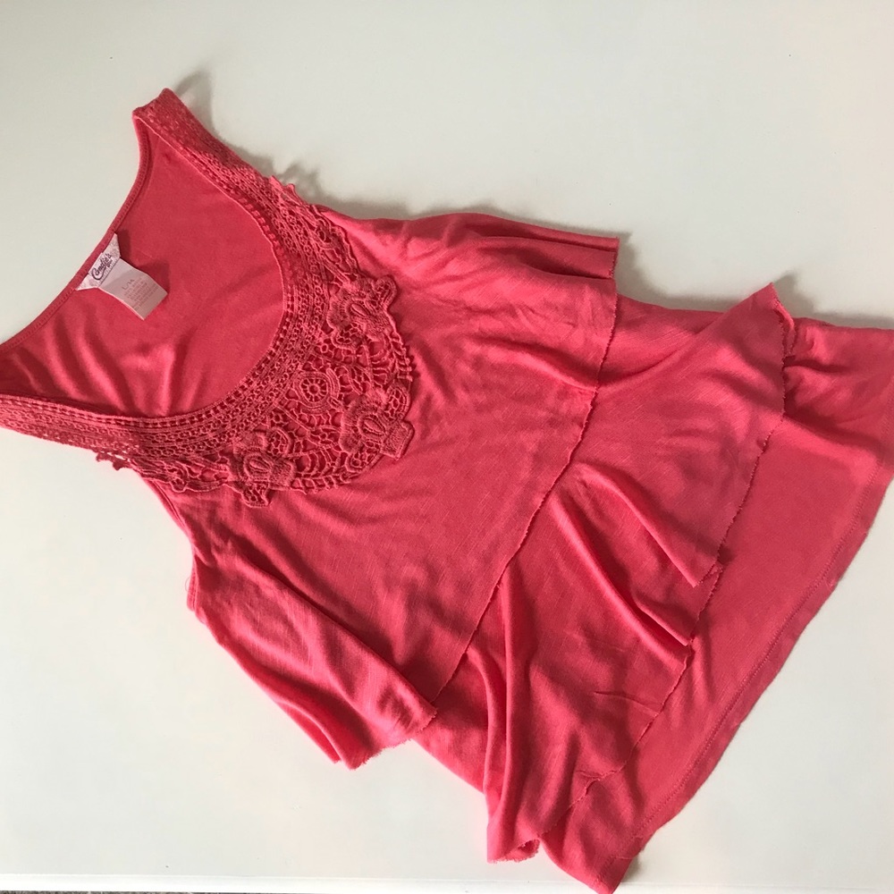 Pink Kids Tank Top
